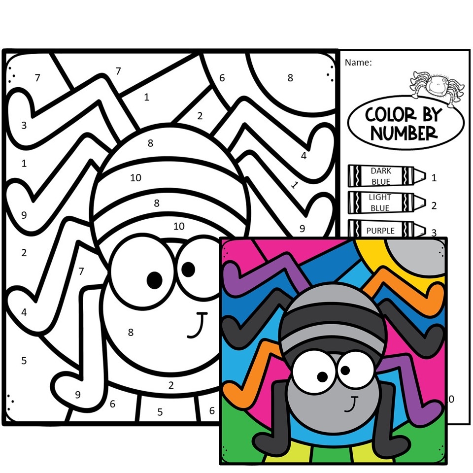 Halloween Color By Number Made By Teachers