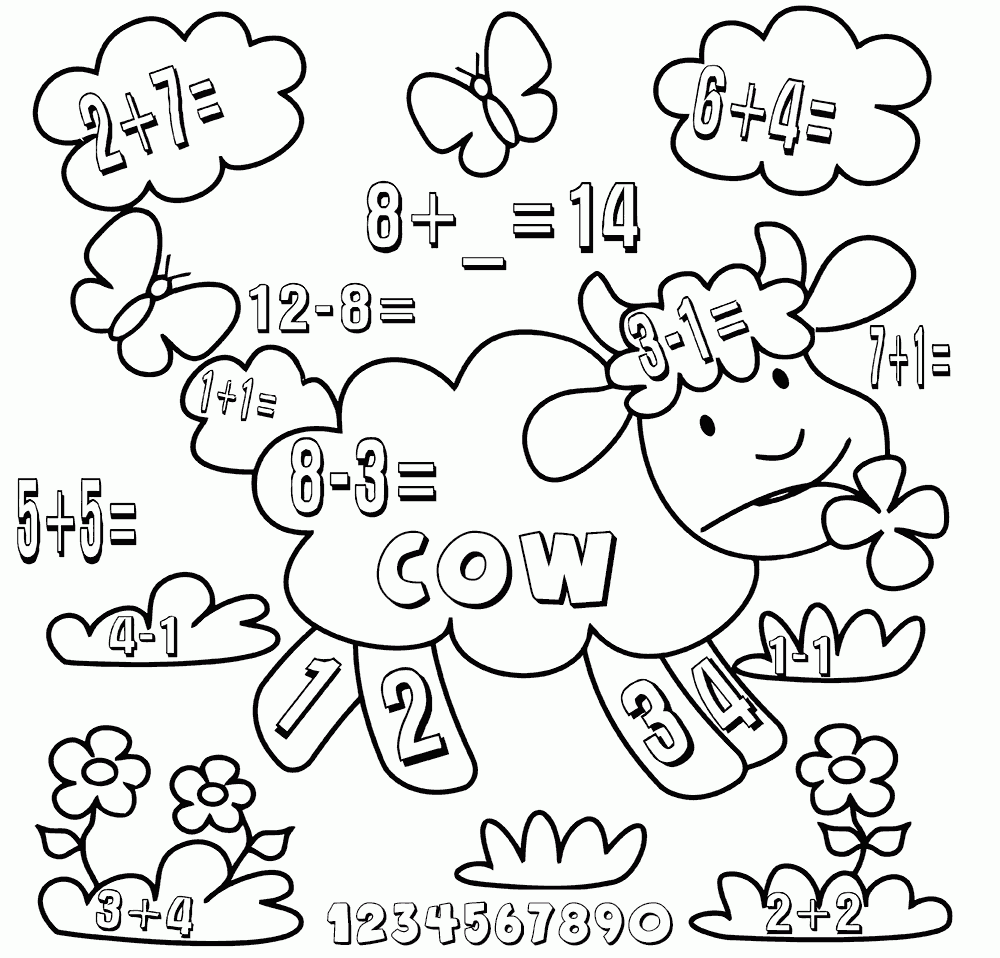 Halloween Math Color By Number Worksheets Etsy Finland Worksheets Library