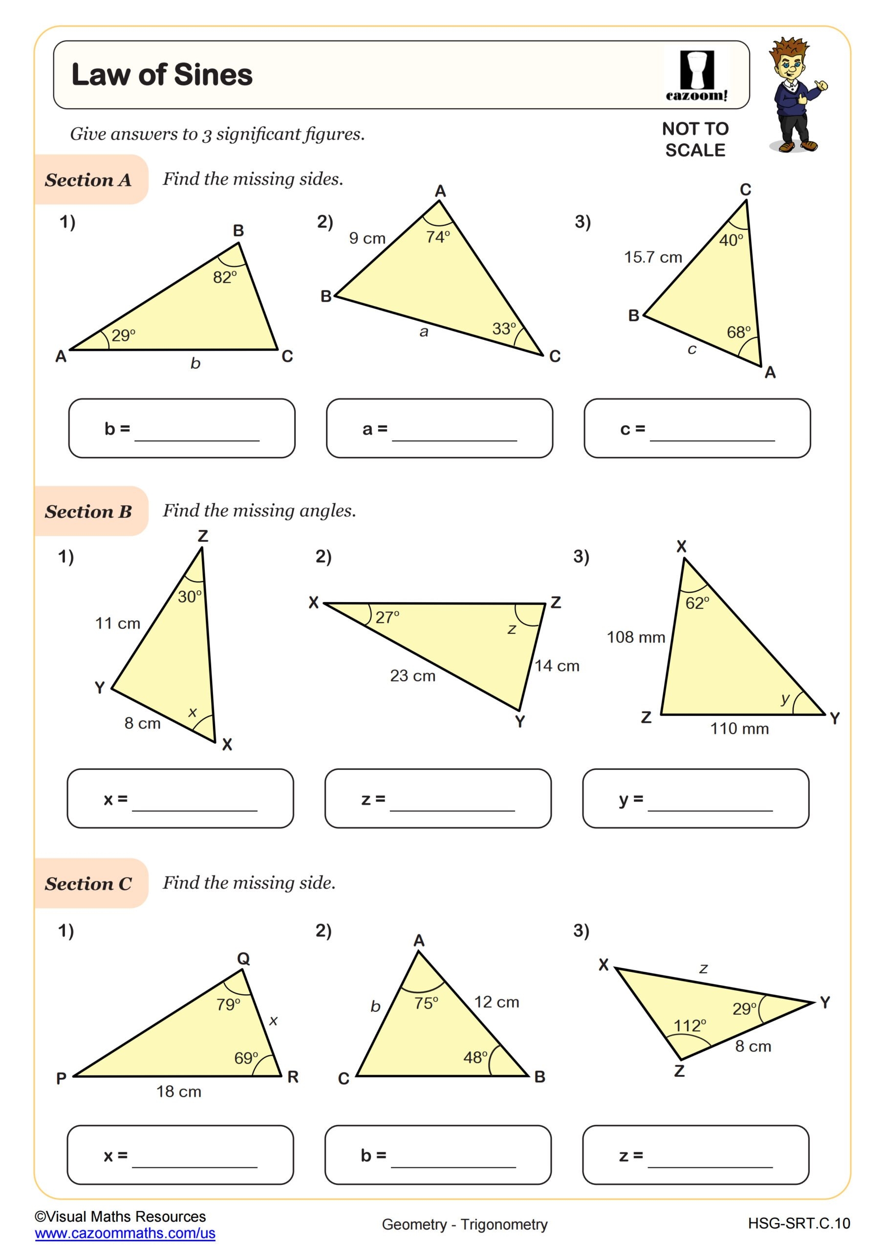 Math Worksheets For 10th Graders