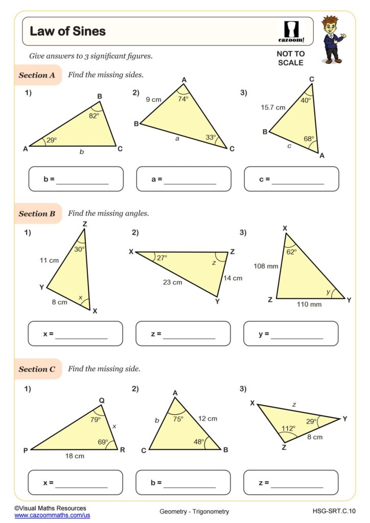 Geometry Math Worksheets