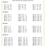 Jr High Math Worksheets