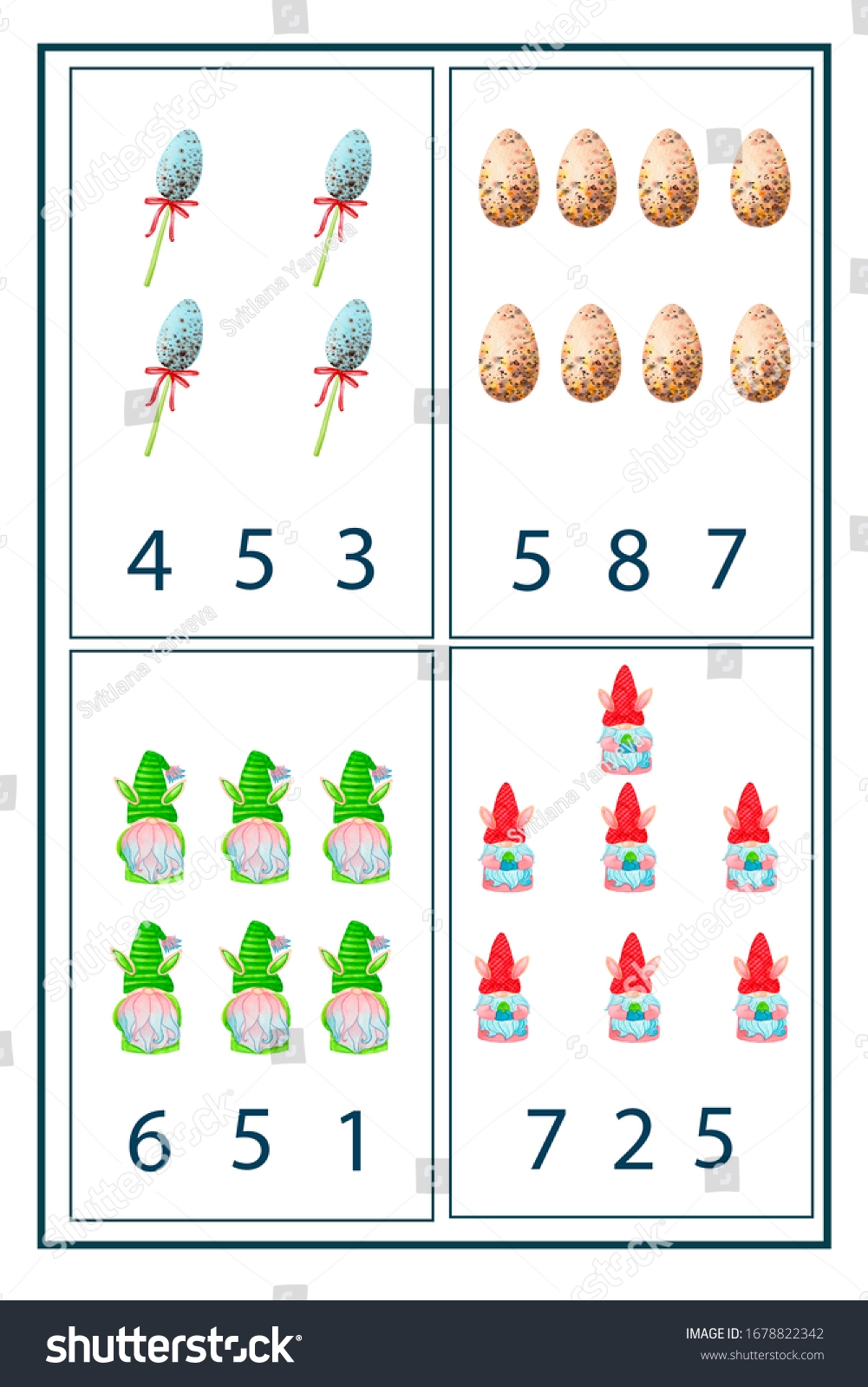 Prek Math Worksheet