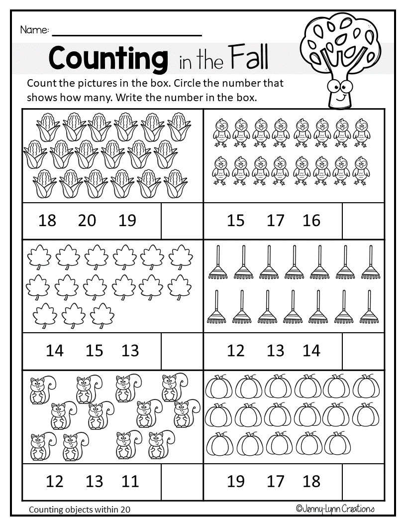 Kindergarten November Math U0026 Literacy