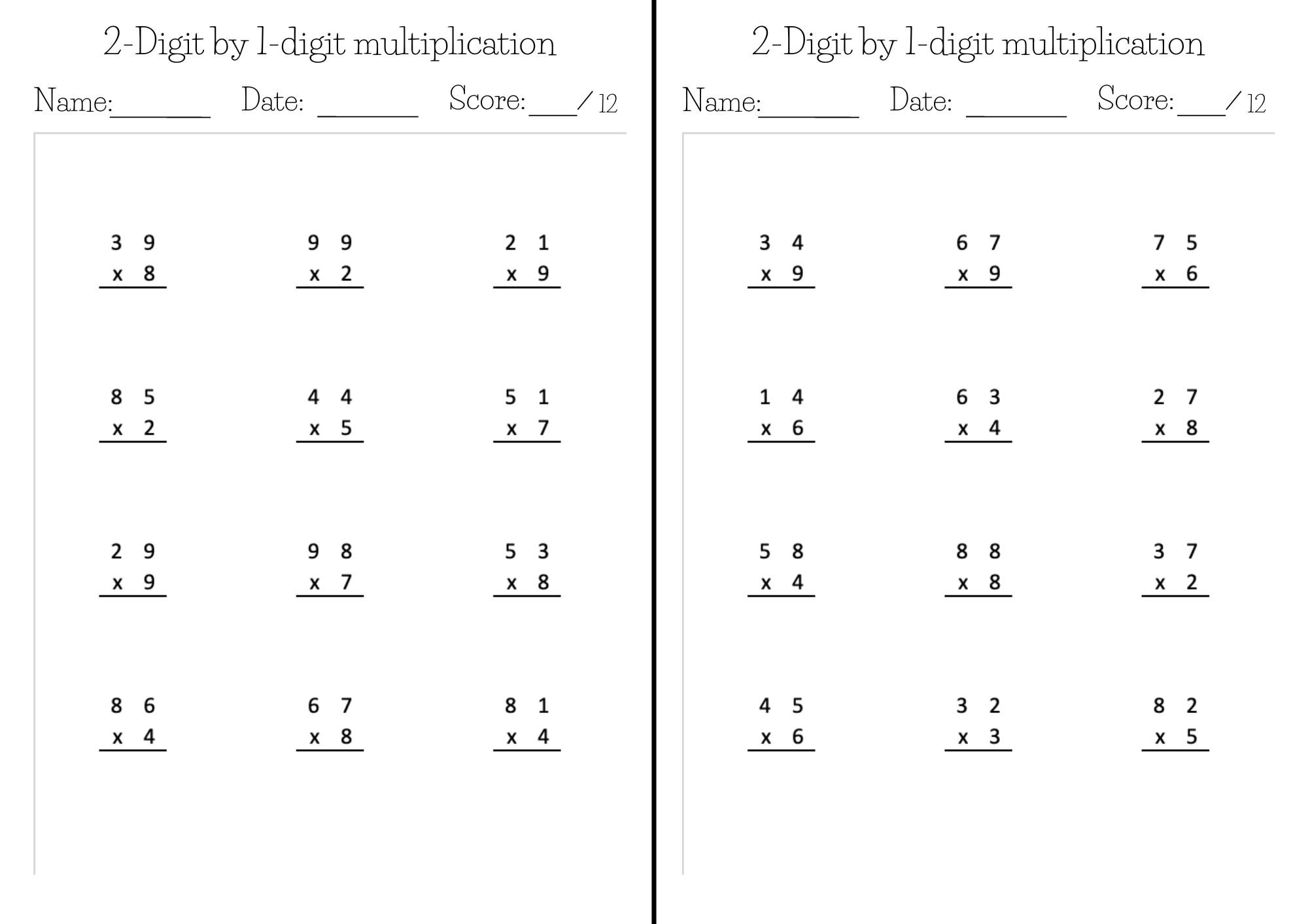Kumon Math Level 2a Worksheets