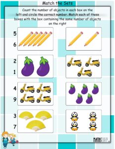 Sets Math Worksheets