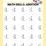 Math Drill Worksheets