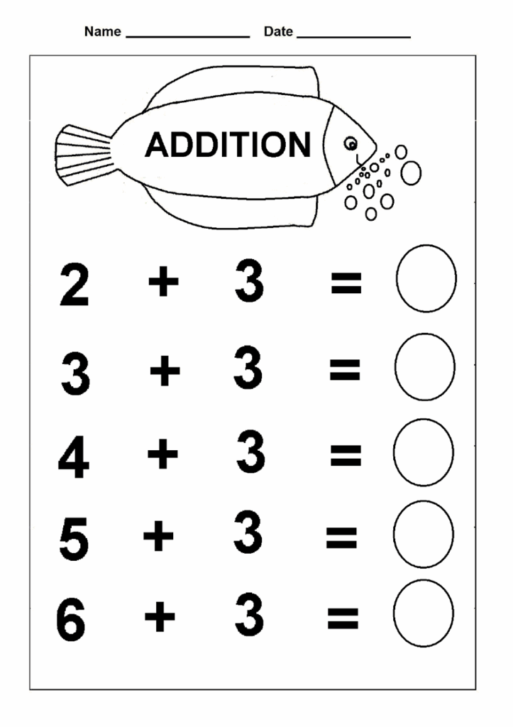 Math Is Fun Worksheets For Kindergarten