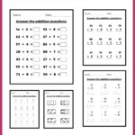 Math For Autism Worksheets