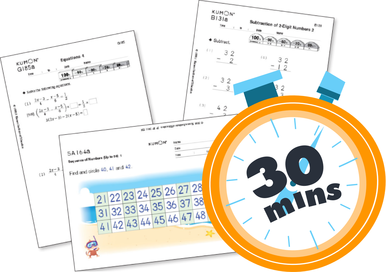Mathematics Programme U0026 Worksheets For Kids Kumon MY KumonMalaysia Children s After School Enrichment Programme Center