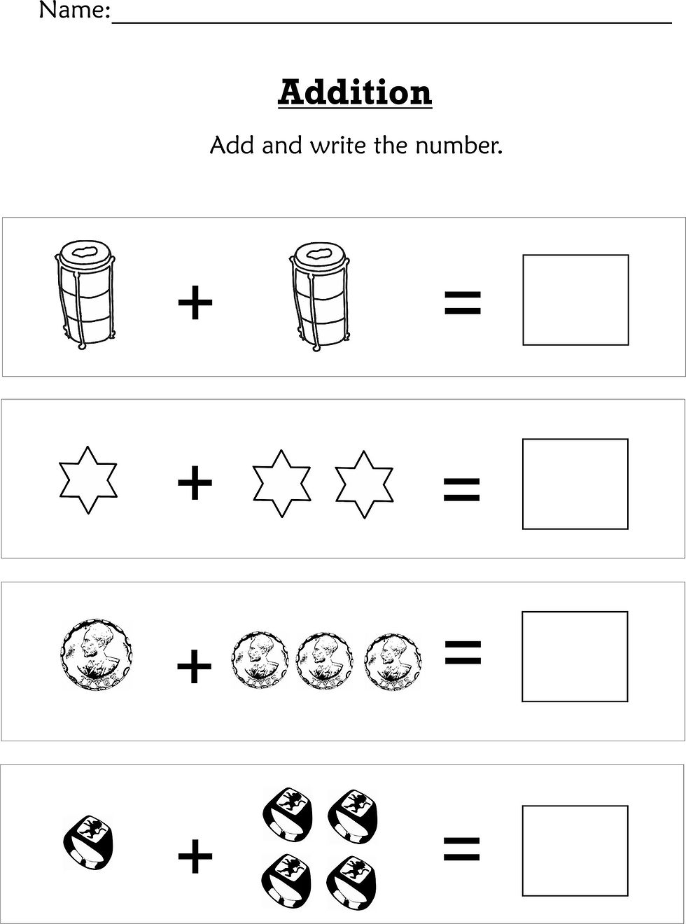 Math Pre K Worksheets