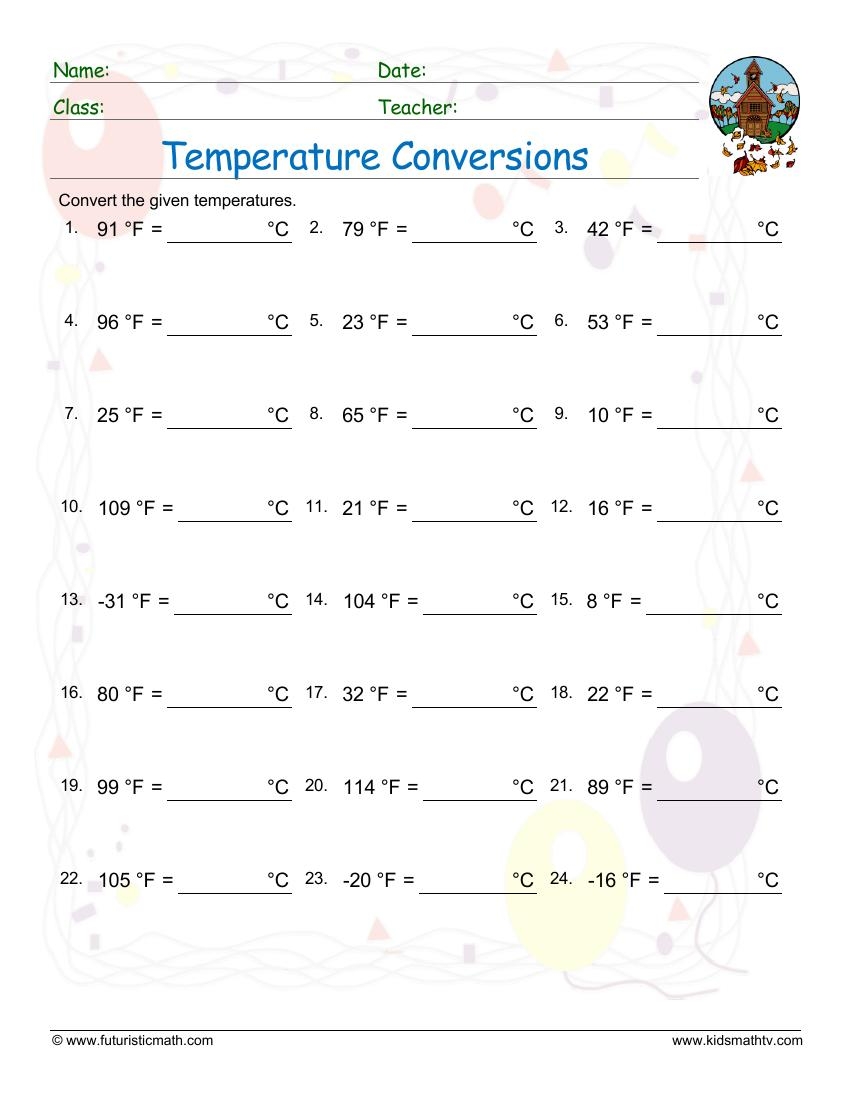 Measurement Math Worksheets Pdf Printable Math Champions