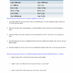 Nursing Math Practice Worksheets