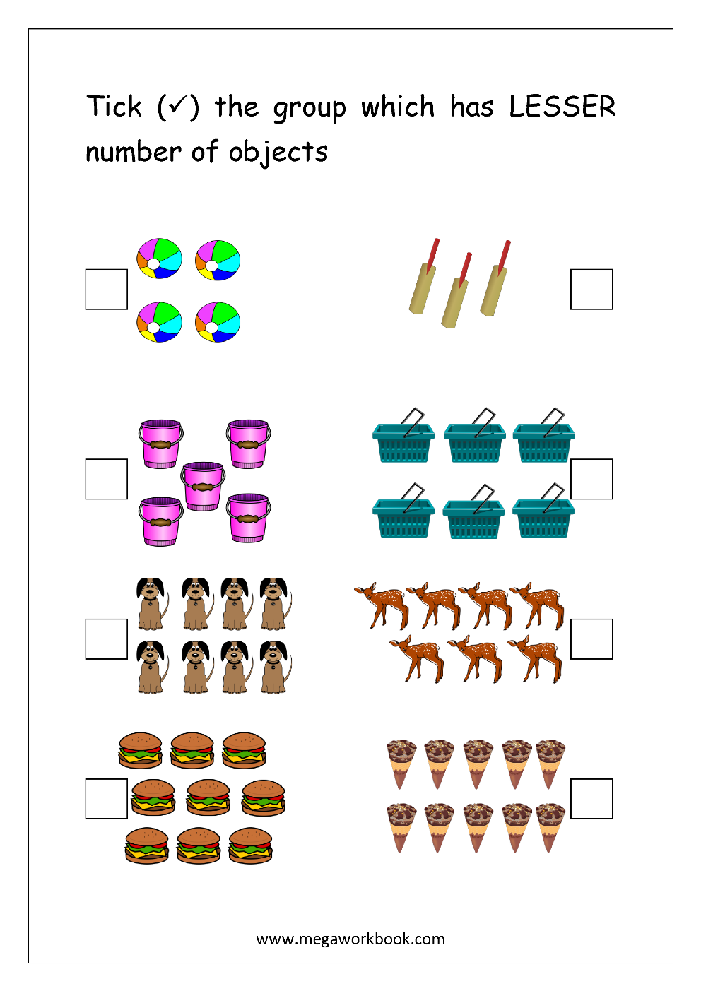 More And Less Worksheets Greater Than Less Than Worksheets For 