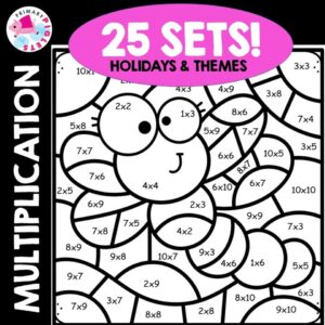 Math Multiplication Coloring Worksheets - Math Worksheets Printable