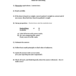 Nursing Math Practice Worksheets With Answers