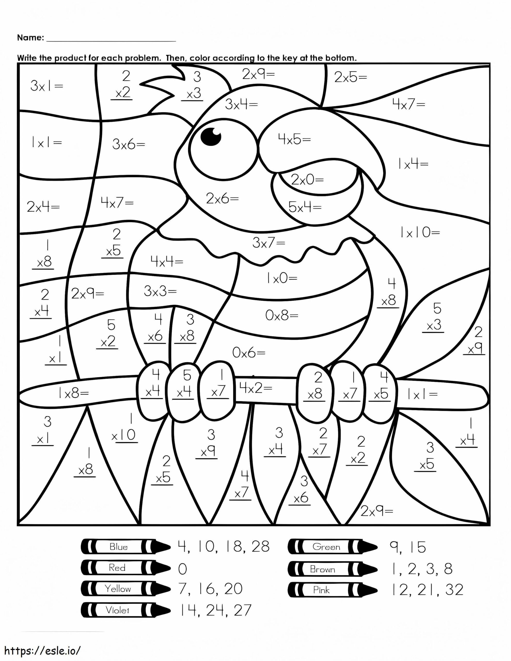 Math Worksheets Coloring Pages