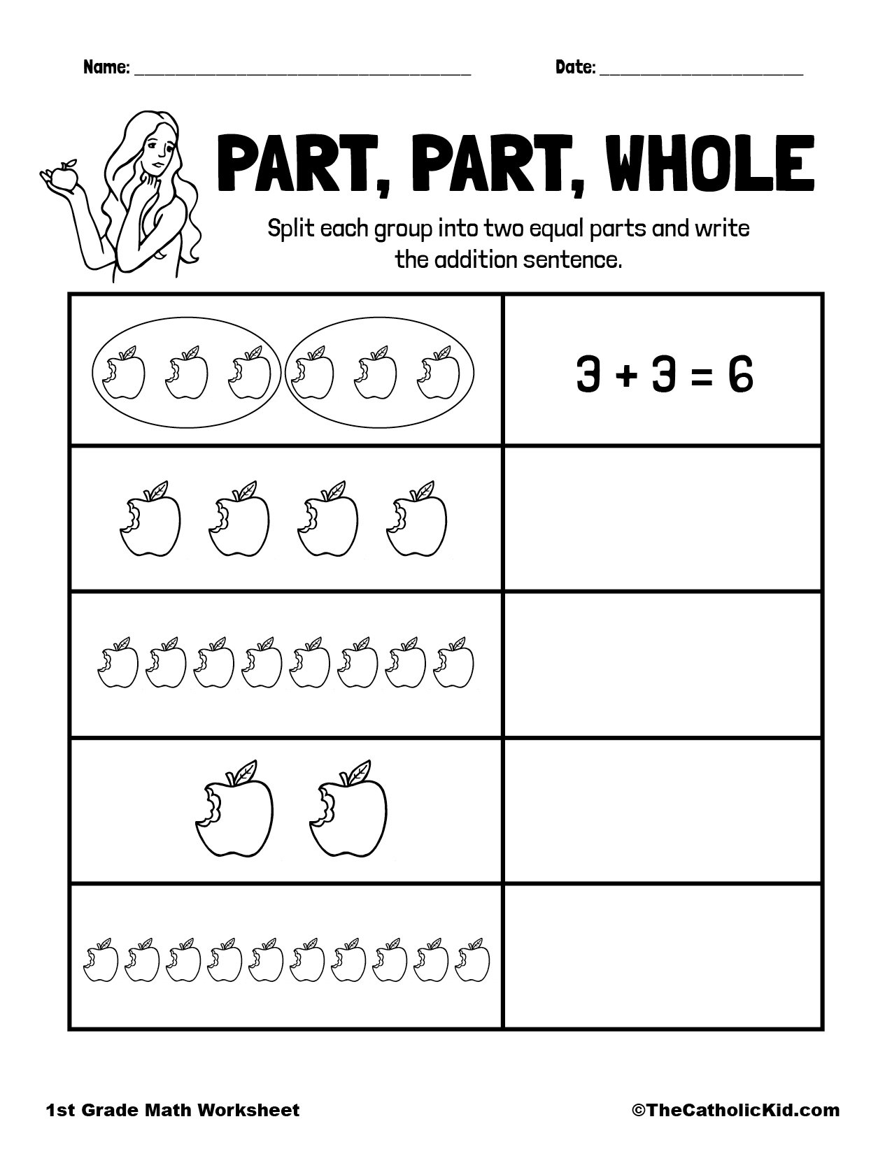 Part Part Whole FREE Printable Worksheets Worksheetfun Worksheets Library