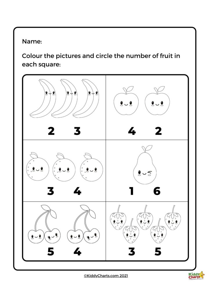 Preschool Math Worksheets