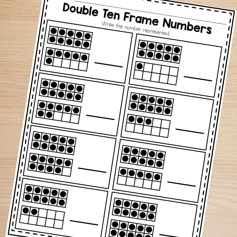 10 Frame Math Worksheets