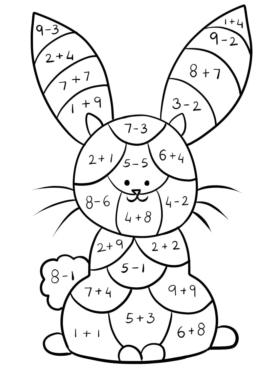 Math Coloring Worksheets Printable