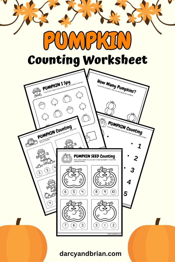Pumpkin Math Worksheets