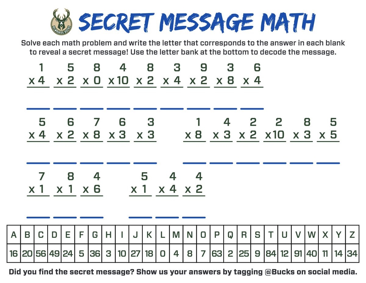 Secret Message Math Worksheet Worksheets Library
