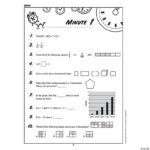 Math Minutes Worksheets