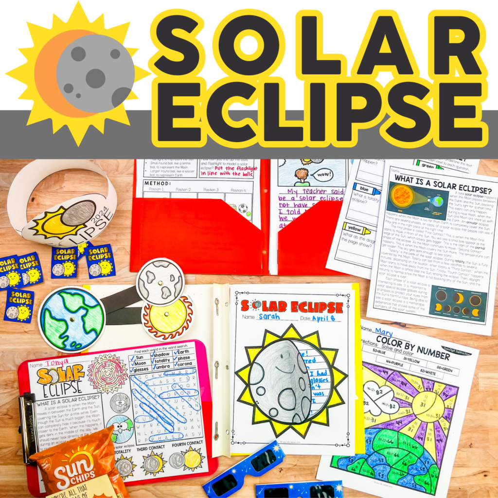 Solar Eclipse Math Worksheet
