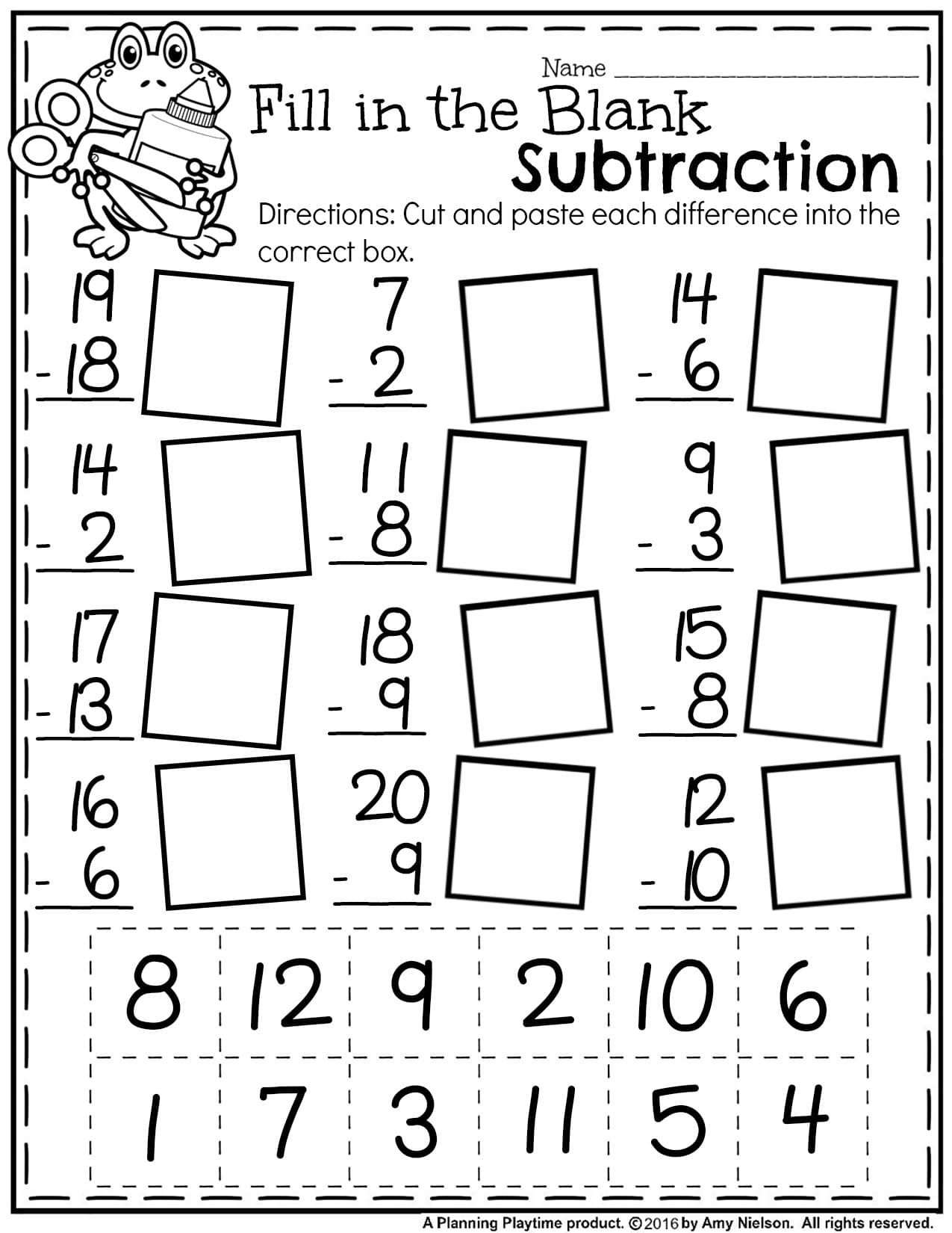 1st Grade Worksheets Math