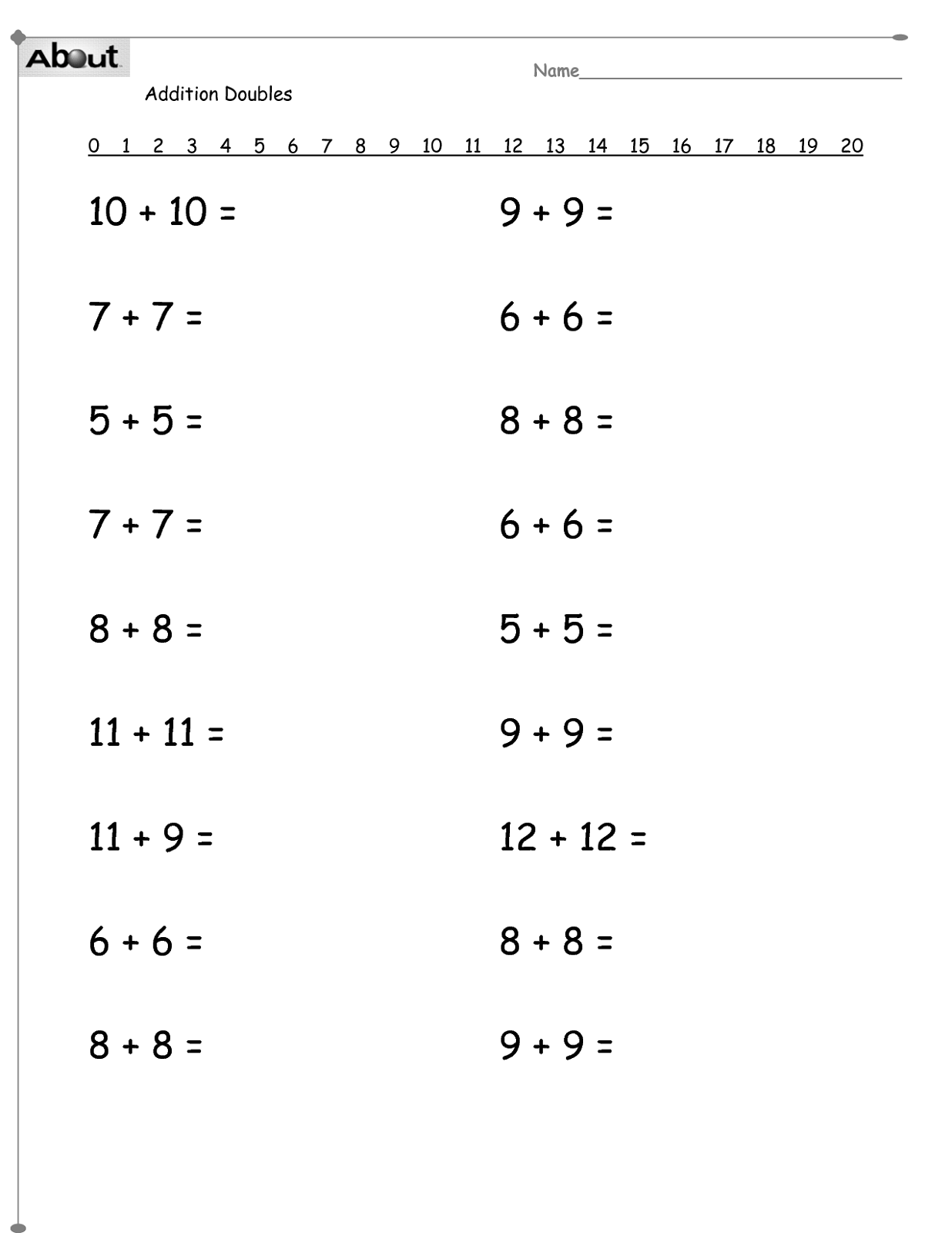 Kumon Math Level B Worksheets