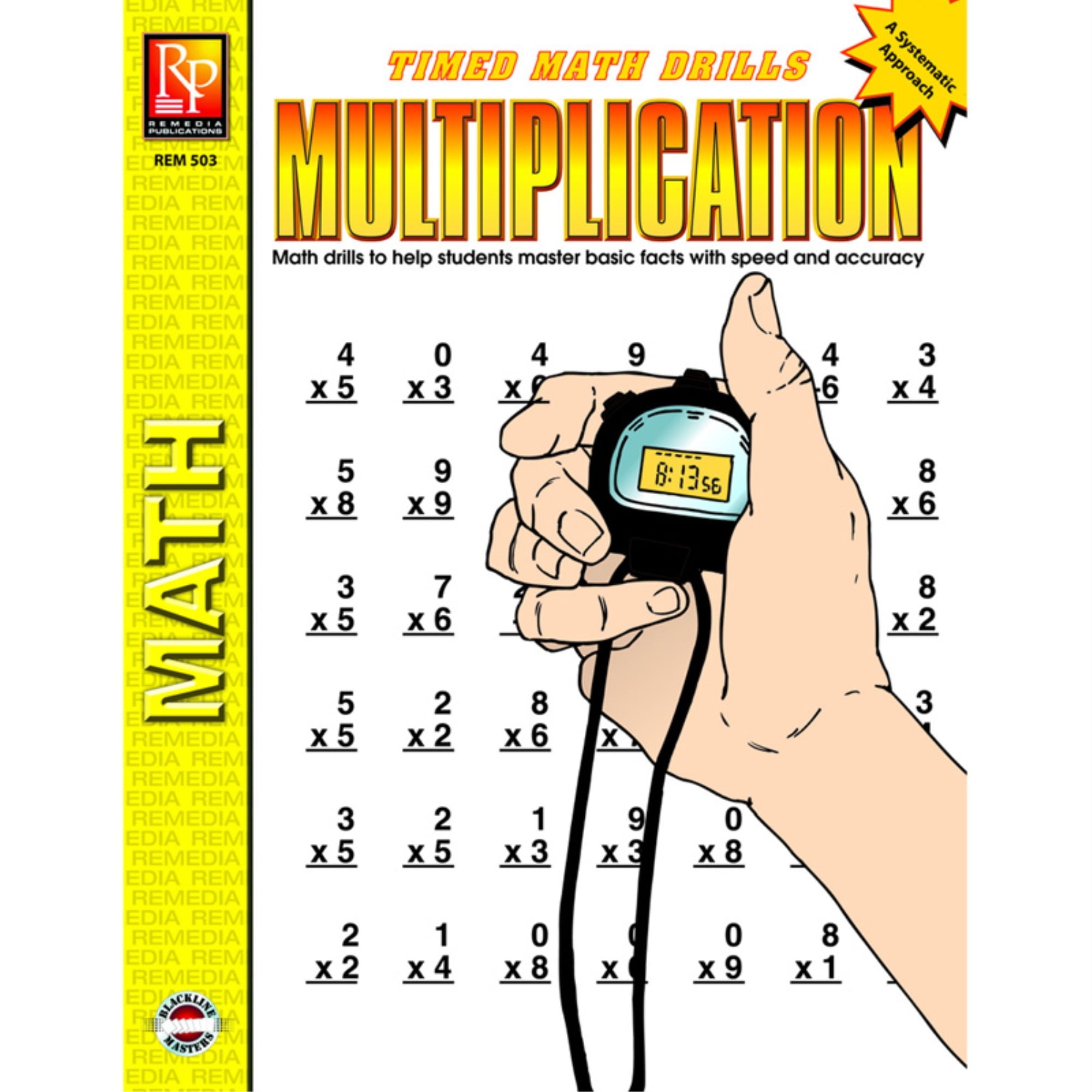 Timed Math Drills Multiplication Workbook Bundle Of 10 Each
