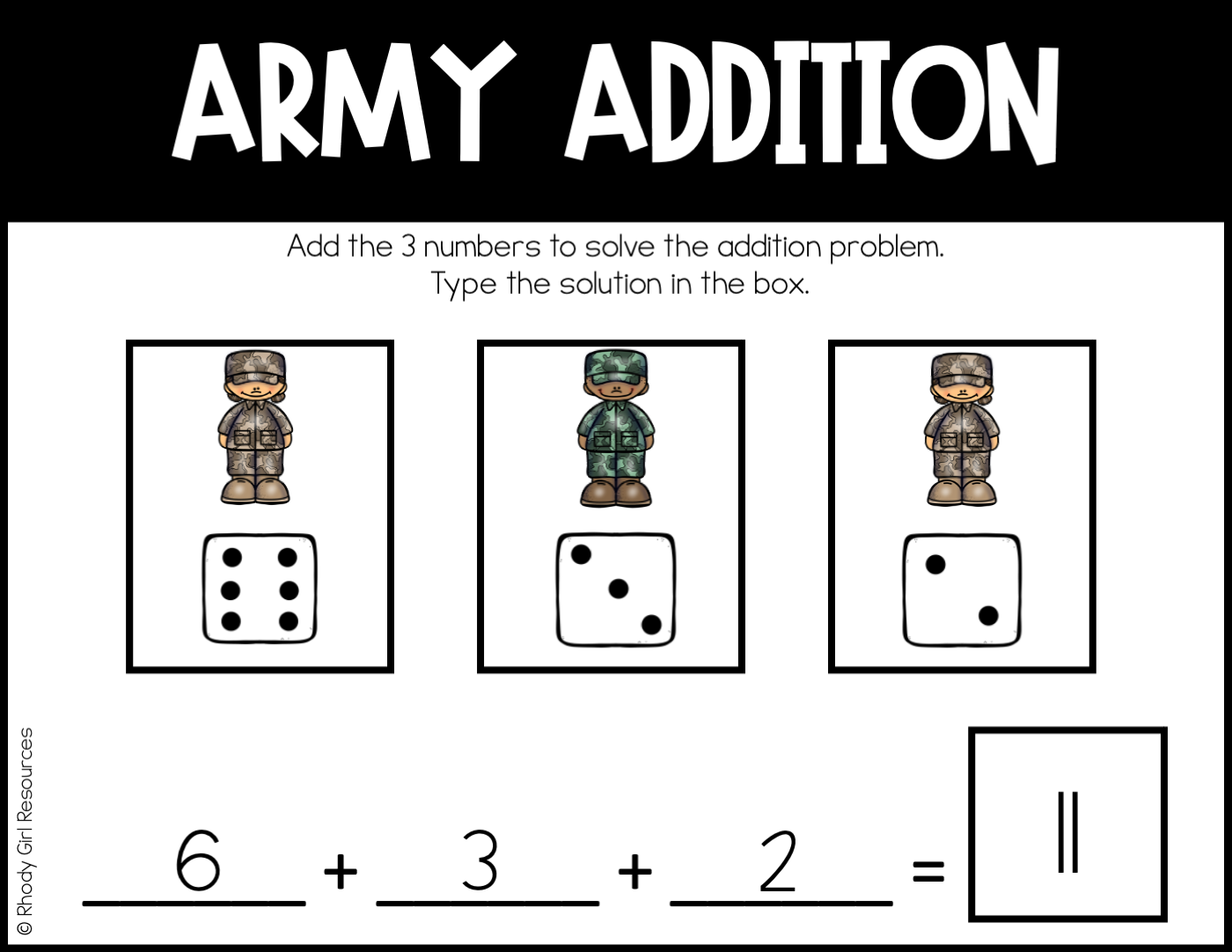 Veterans Day Math Activities 1st Grade 