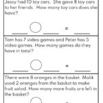 Math Word Problems Worksheet