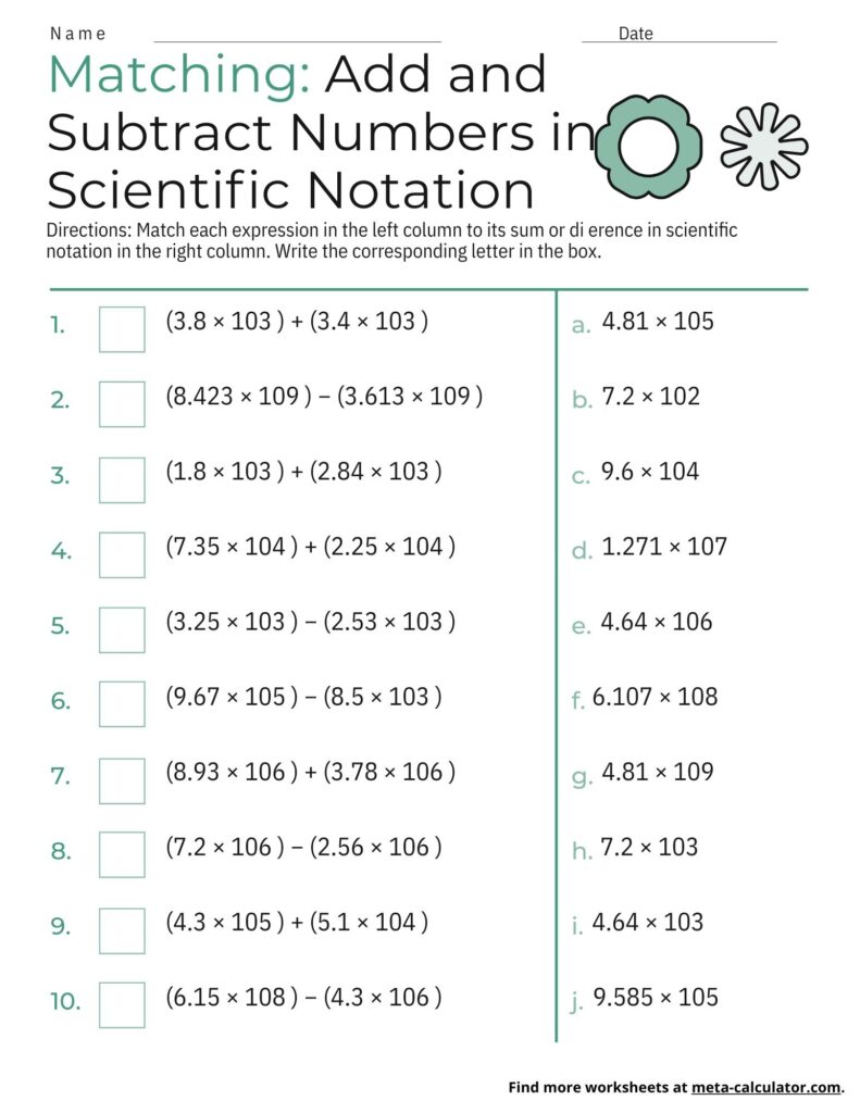 Calculator Math Worksheets
