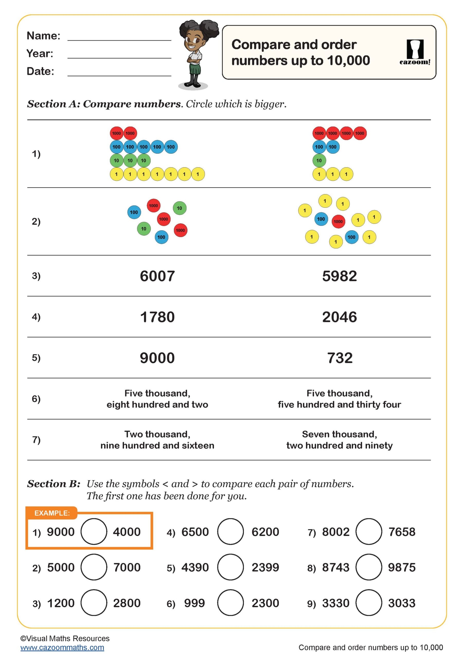 Year 4 Maths Worksheets Printable Maths Worksheets Year 4 