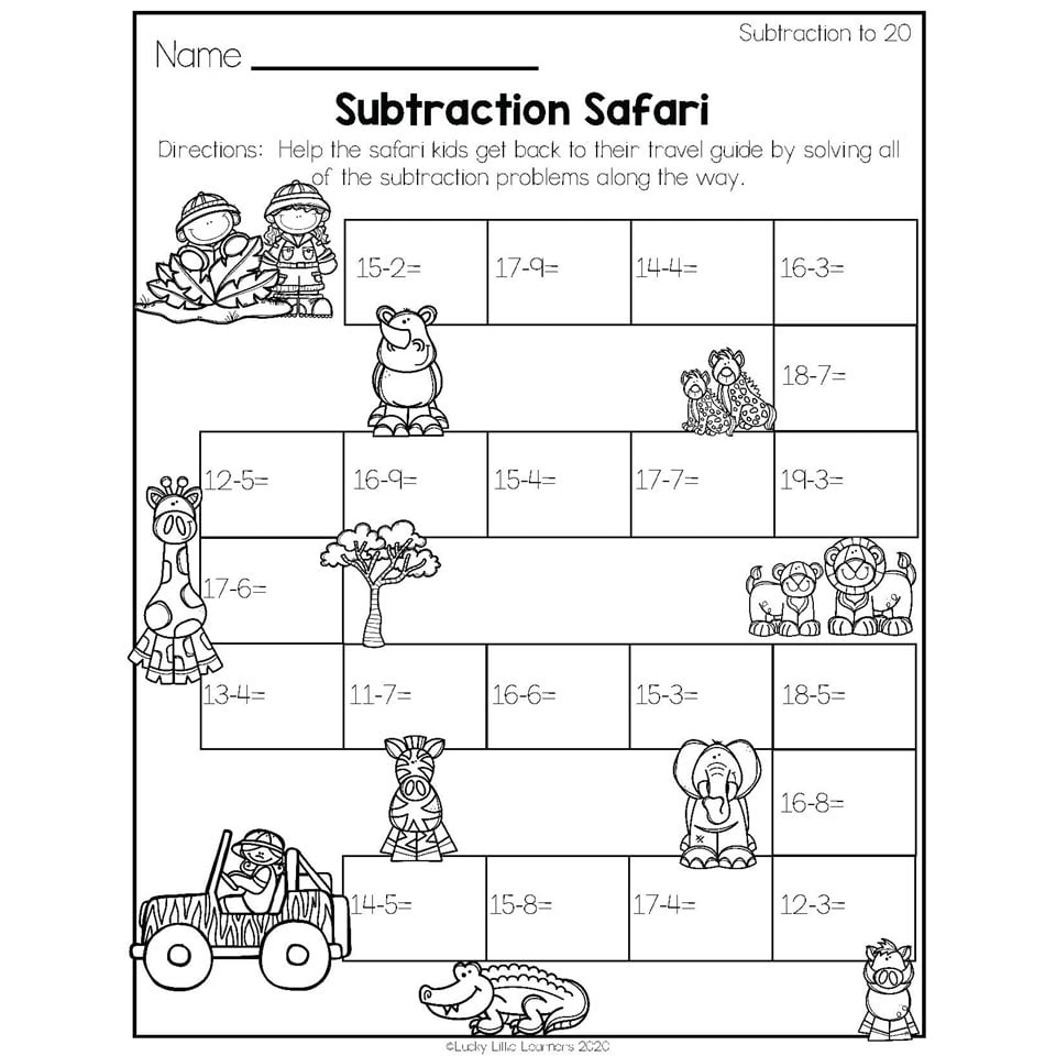 2nd Grade Math Worksheets Operations And Algebraic Thinking 