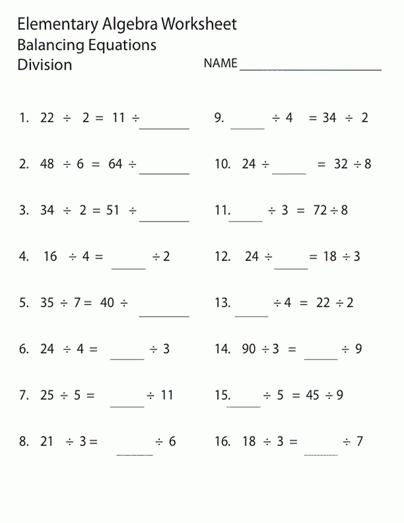9th Grade Math Worksheets Elementary Worksheets Algebra Worksheets Library