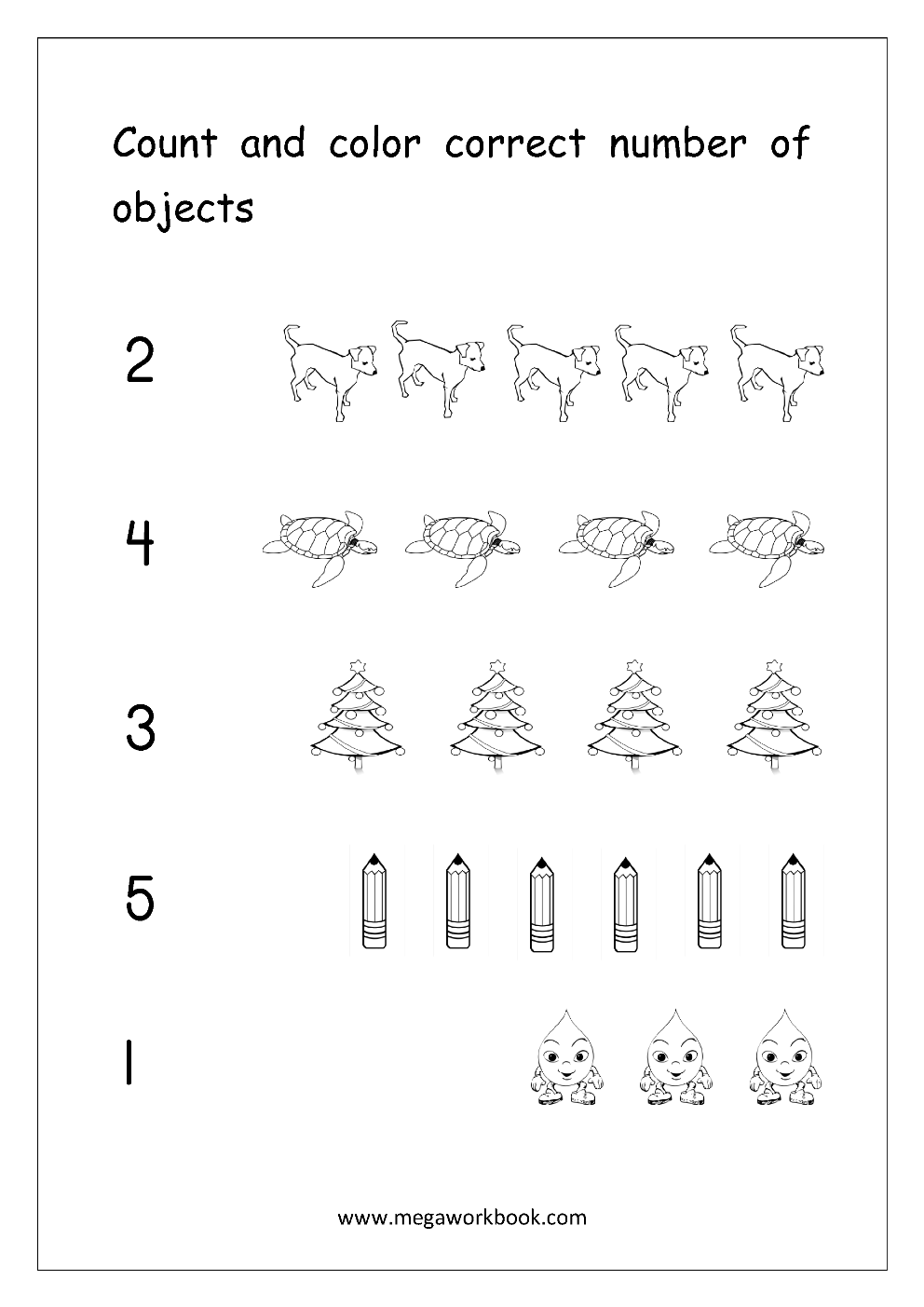 Number Counting Worksheets Math Counting Worksheets Free 