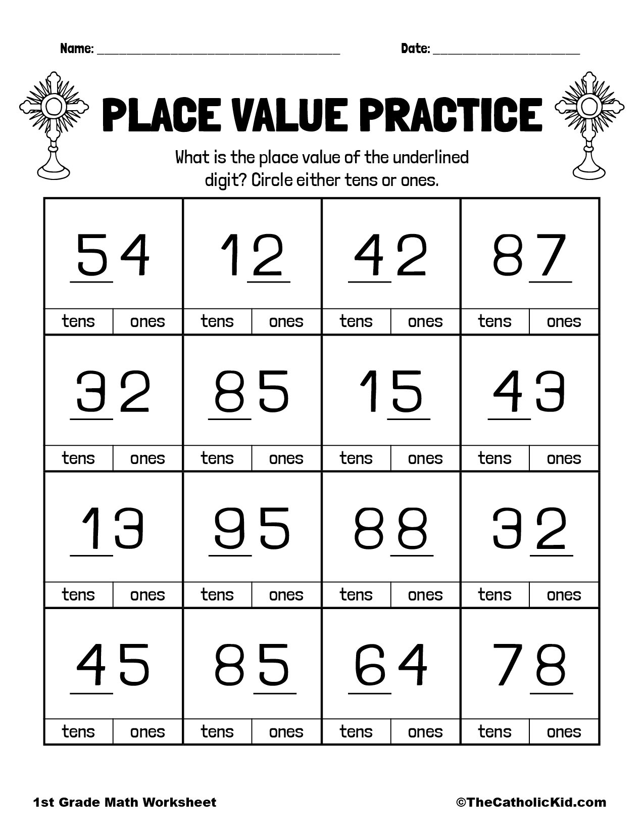 Math Worksheets Place Value