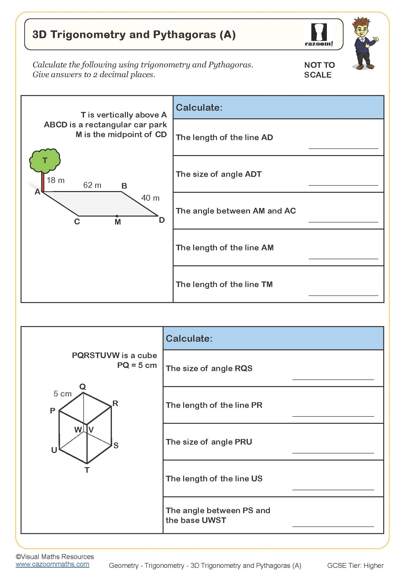 11th Grade Math Worksheets