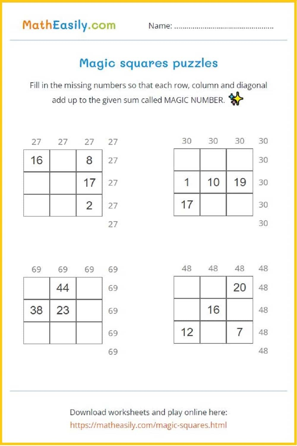 Printable 2nd Grade Math Worksheets PDF Free Download