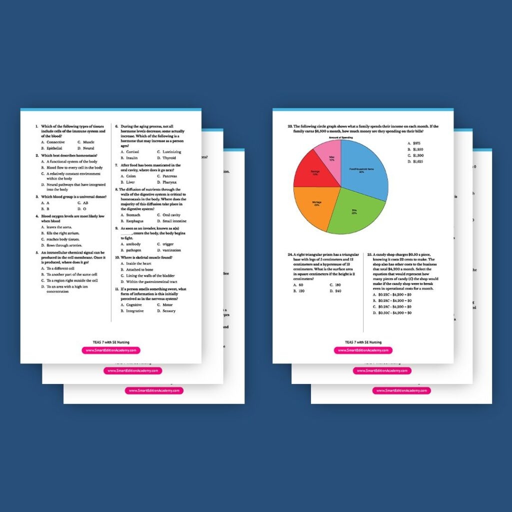Teas Math Practice Worksheets
