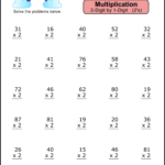 1-2 Digit Multiplication Worksheets