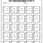 1 By 2 Multiplication Worksheets