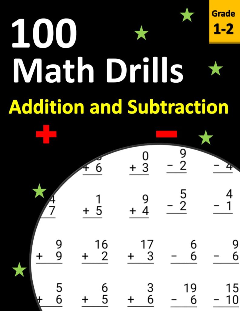 100 Math Drills for 1st Grade Timed Test: Addition and Subtraction … 100 Math Drills for 1st Grade Timed Test: Addition and Subtraction ...