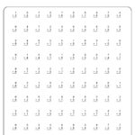100 Multiplication Facts Worksheet Printable