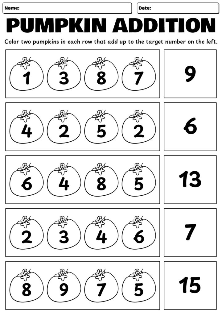 11 Pumpkin Activity Worksheets For 2nd Grade – Free PDF at worksheeto.com 11 Pumpkin Activity Worksheets For 2nd Grade - Free PDF at worksheeto.com
