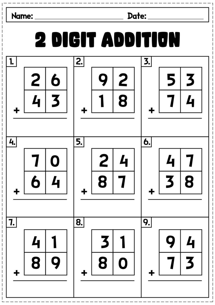 15 Math Worksheets 2nd Grade Activity - Free PDF at worksheeto.com