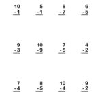 1st Grade Math Worksheets Subtraction - subtraction worksheets