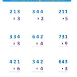2 By 3 Digit Multiplication Worksheet
